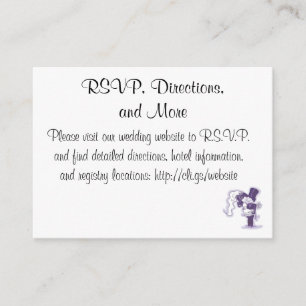 Tarjeta cursiva retra del recinto de la boda