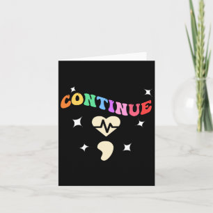 Tarjeta Curso Continuar ; Semicolón Para La Prevención Del