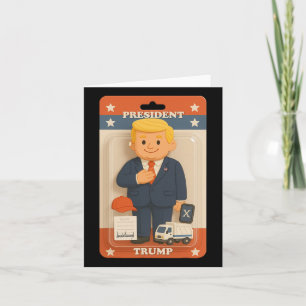 Tarjeta Curte de la figura de la acción de Trump