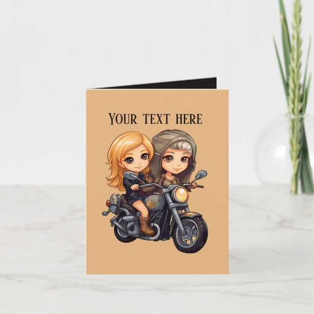 Tarjeta Curte Friendship add message (Anverso)