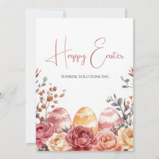 Tarjeta Custom Business Easter Greeting Card
