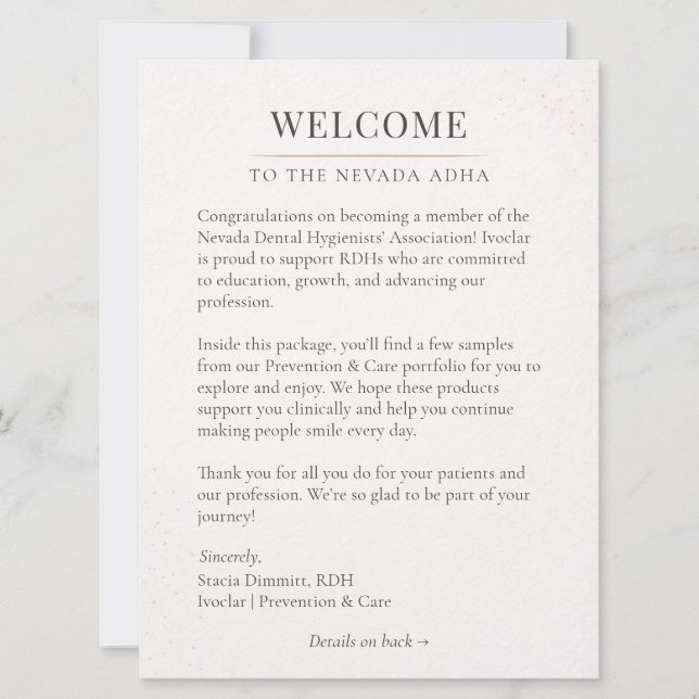 Tarjeta Custom Card For Ivoclar (Anverso)