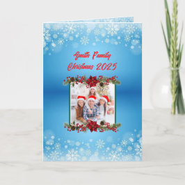 Tarjeta Custom Family Photo Christmas Card