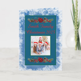 Tarjeta Custom Family Photo Christmas Card