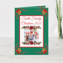Tarjeta Custom Family Photo Christmas Card