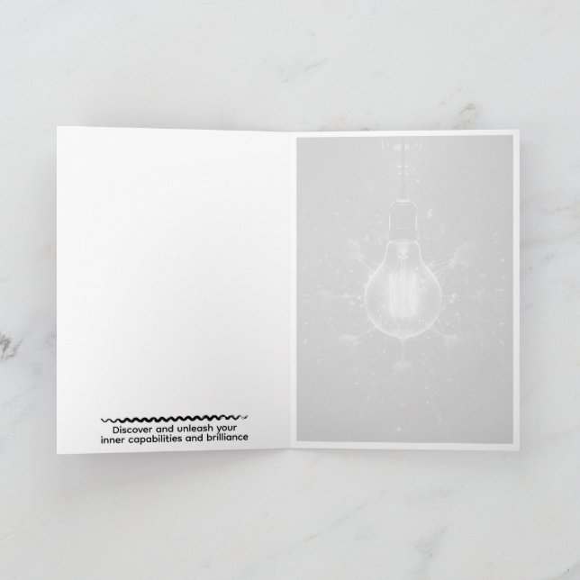 Tarjeta Custom Motivational Quote Card (Interior)