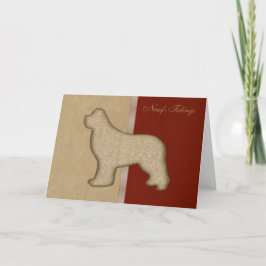 Tarjeta Custom Newf-Tidings Antiguo