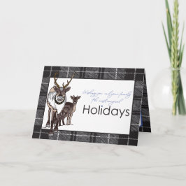 Tarjeta Custom Reindeer Deer Christmas Holiday Magical