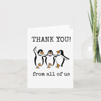 Tarjeta Customer Thank You Card, From All of Us, Funny