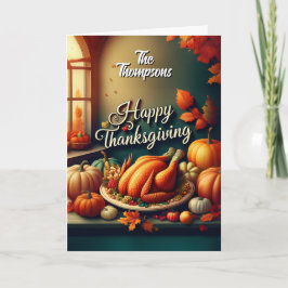Tarjeta Customizable Thanksgiving