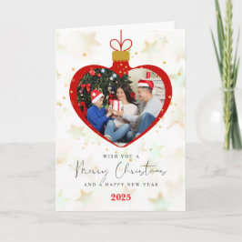 Tarjeta Customized Merry christmas & Happy new Year Photo