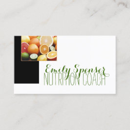 Tarjeta Cuta de caja nutricionista de fruta para v