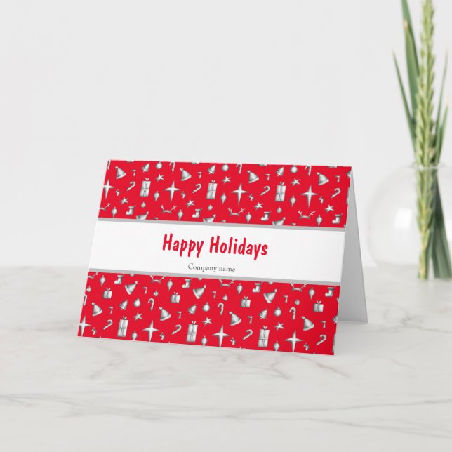 Tarjeta Cutas presentaciones y estrellas navideñas ilustra (Anverso)