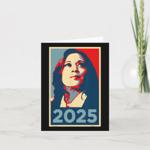 Tarjeta Cute 2025 Inauguración Kamala Harris Obama Poster