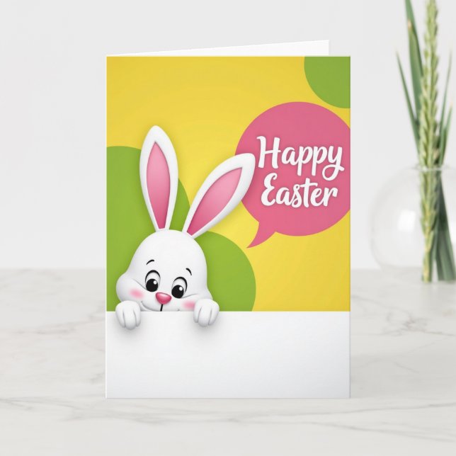 Tarjeta Cute Animal Greeting Card (Anverso)