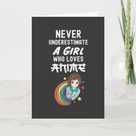 Tarjeta Cute Anime Cards For Baby Girls Kaiwaii Otaku Kids