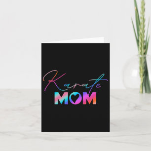 Tarjeta Cute Artes Marciales Día de la Madre Arcoíris Kara