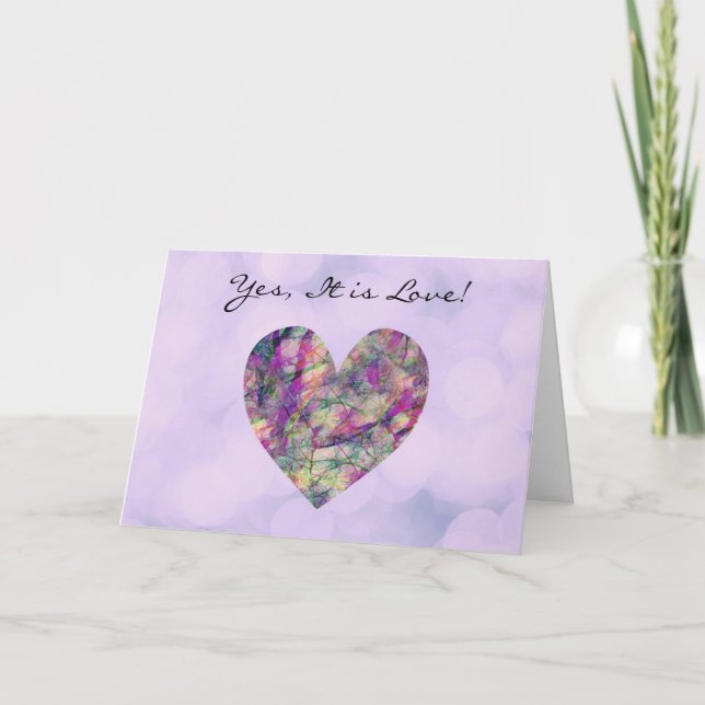 Tarjeta Cute Artsy Artery Heart Note Card (Anverso)
