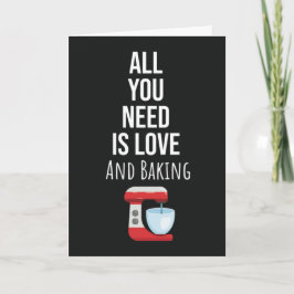Tarjeta Cute Baking Cards Bakery Pastry Chef Bakeries