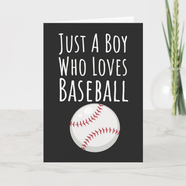 Tarjeta Cute Baseball Cards For Baby Boys Kids Player Fan (Anverso)
