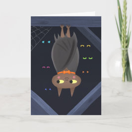 Tarjeta Cute Bat Birday Card