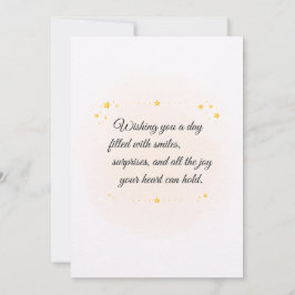 Tarjeta Cute Birthday Cat Greeting Card
