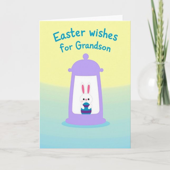 Tarjeta Cute Bunny Greetings Card (Anverso)