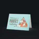Tarjeta Cute Cat Lover Purrfect Cumpleaños Funny Cumpleaño<br><div class="desc">Te deseo un cumpleaños perfecto. Graciosas,  humorísticas y a veces sarcásticas tarjetas de cumpleaños para tu familia y amigos. Obtén esta tarjeta para tu persona especial. Visita nuestra tienda para más tarjetas de cumpleaños geniales.</div>