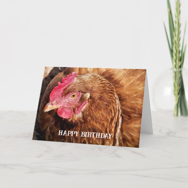 TARJETA CUTE CHICKEN (Anverso)