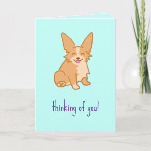 Tarjeta Cute Corgi