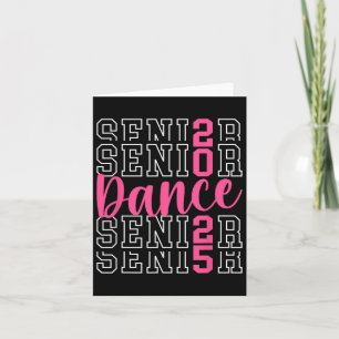 Tarjeta Cute Dance Senior 2025 Cl De 2025 Senior Dancer