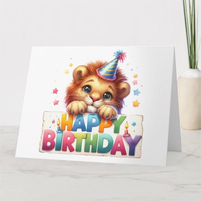 Tarjeta Cute de Cumpleaños (Anverso)
