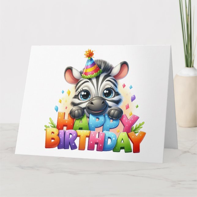 Tarjeta Cute de Cumpleaños (Anverso)