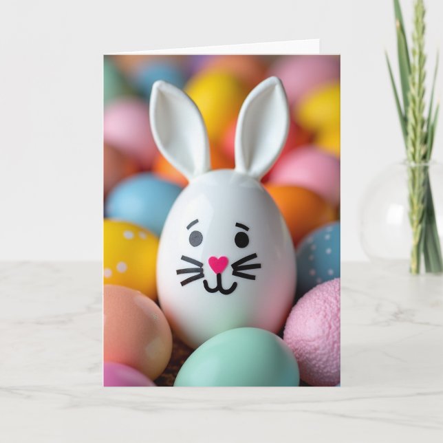 Tarjeta Cute Egg Friend Celebration Card (Anverso)
