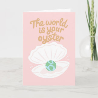 Tarjeta Cute Encouragement World es tu ostral no, El mund