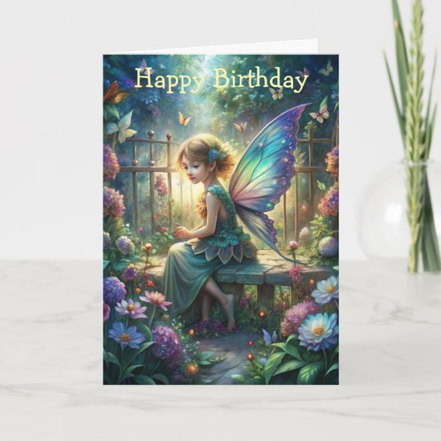 Tarjeta Cute Fairy  (Anverso)