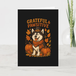 Tarjeta Cute Fall Pumpkin Camiseta de Otoño para Amantes d