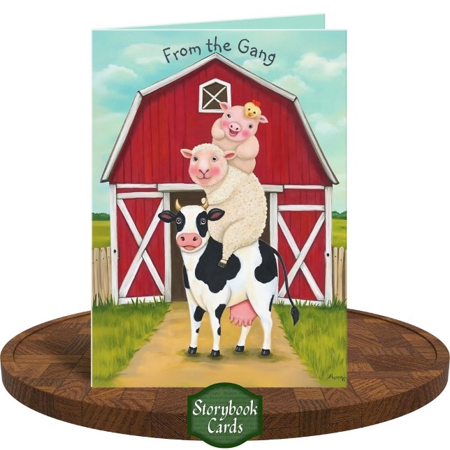 Tarjeta Cute Farmyard Animals Stack, te falta. (Subido por el creador)