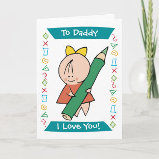 Tarjeta Cute Father's Day