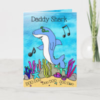 Cute Fathers Day Daddy Shark