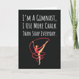Tarjeta Cute Funny Gymnastics Cards Sports For Teen Girls