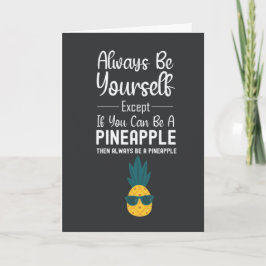 Tarjeta Cute Funny Pineapple Cards Humor Fruit Food