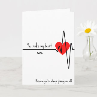 Tarjeta Cute, Funny Valentine's Card
