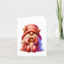 Tarjeta Cute Gnome Firma Amor