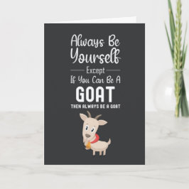 Tarjeta Cute Goat Cards Farm Animal Happy For Kids