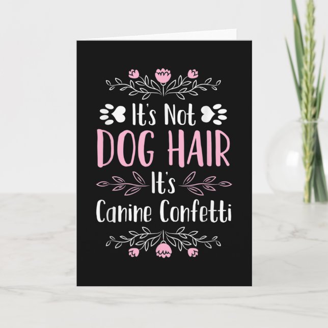 Tarjeta Cute Gracioso Perro Groomer (Anverso)