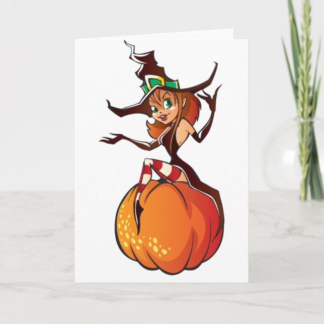Tarjeta Cute Halloween (Anverso)