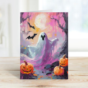 Tarjeta Cute Halloween Arte Moderno