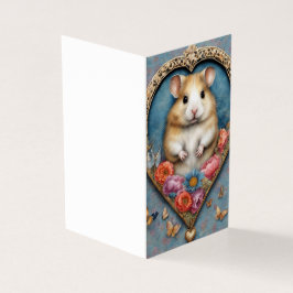 Tarjeta Cute Hamster Valentine's Day