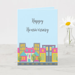 Tarjeta Cute Happy Housiverser Realtor Card